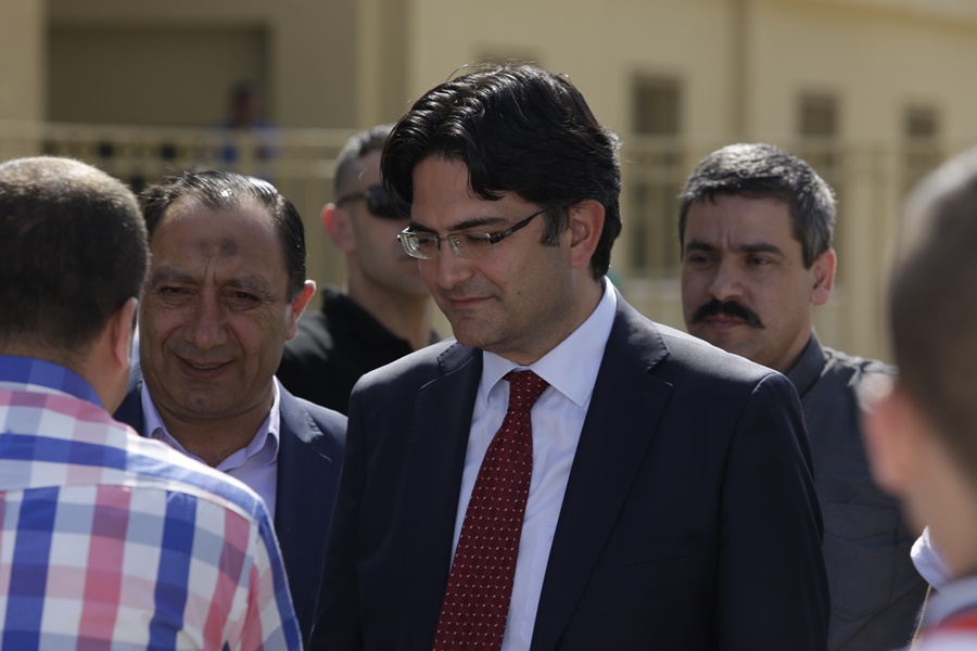 لأول مرة: السفير التركي يزور مدرسة آفاق الثانوية كفرمندا
